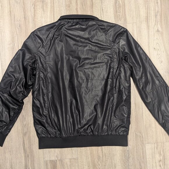 Lescon Men's Black Windbreaker Jacket Size L Lightweight Casual Regular Fit - Picture 3 of 7